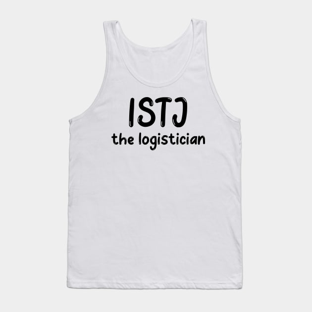 ISTJ Personality Type (MBTI) Tank Top by JC's Fitness Co.